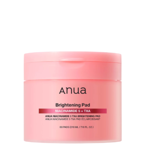 Anua Niacinamide 5 Txa Brightening Pad (60 Pads) 210 Ml/ 7.10 Fl Oz
