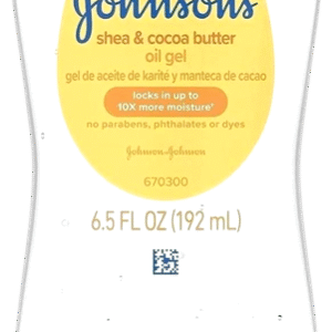 Johnson's | Shea &Amp; Cocoa Butter Oil Gel 6.5 Oz/ 192Ml