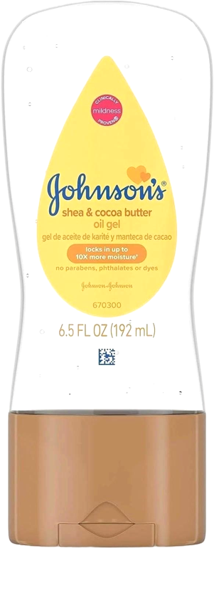 Johnson's | Shea &Amp; Cocoa Butter Oil Gel 6.5 Oz/ 192Ml