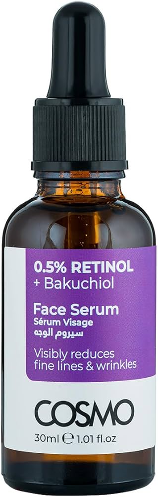 Cosmo | 0.5 Retinol + Bakuchiol Face Serum 30Ml/ 1.01 Fl Oz