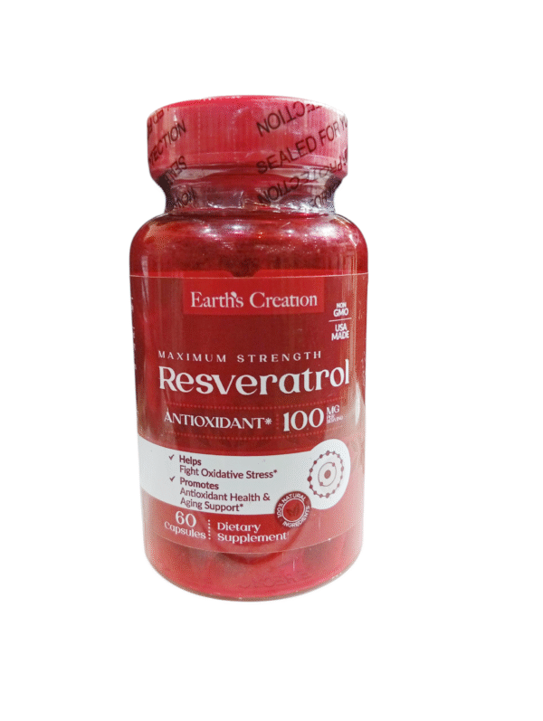 Earth's Creation Maximum Resveratrol (60 Capsules)