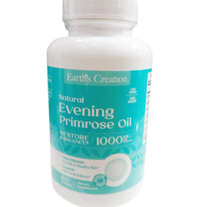 Earth's Creation Natural Evening Primrose Oil (60 Softgels) 1000Mg