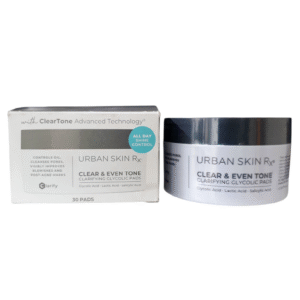 Urban Skin Rx Clear And Even Tone Clarifying Glycolic Pads 30 Pads