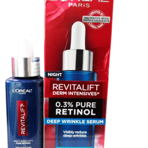 L'oreal Paris Night Revitalift Derm Intensives 0.3% Pure Retinol Deep Wrinkle Serum 1.0 Fl Oz/ 30Ml