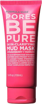 Formula 10.0.6 | Pores Be Pure Skin Clarifying Mud Mask 3.4 Fl Oz/ 100Ml