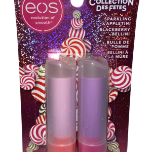 Eos Holiday Collection Des Fetes Sparkling Appletini And Blackberry Bellini 0.14 Oz/ 4G Each