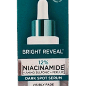 L'oreal Paris Bright Reveal 12% Niacinamide + Amino Sulfonic + Ferulic Dark Spot Serum 1.0 Fl Oz/ 30Ml