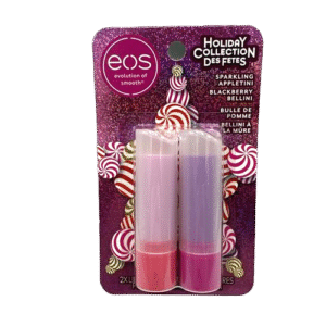 Eos Holiday Collection Des Fetes Sparkling Appletini And Blackberry Bellini 0.14 Oz/ 4G Each