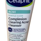 Cetaphil Acne Gentle Clear Complexion Clearing Acne Cleanser, 2.6% Benzoyl Peroxide 4.2 Fl Oz/ 124Ml