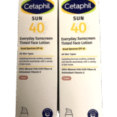 Cetaphil Sun 40 Everyday Sunscreen Tinted Face Lotion 1.7 Fl Oz/ 50Ml