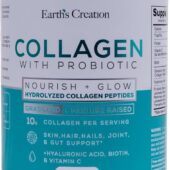 Earth's Creation Collagen With Probiotic Hydrolyzed Collagen Peptides Unflavoured 277G