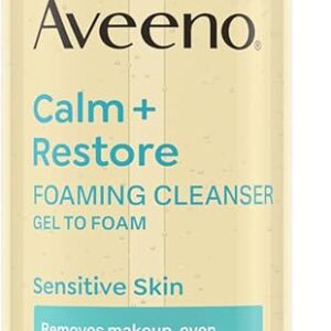 Aveeno Calm + Restore Foaming Cleanser 7.8 Fl Oz/ 232Ml