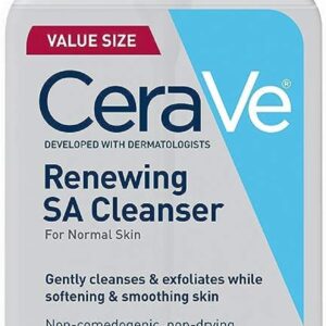 Cerave Renewing Sa Cleanser For Normal Skin 16 Oz/ 473Ml