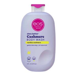 Eos Shea Better Cashmere Body Wash, Vanilla Cashmere 16 Fl Oz/ 473Ml