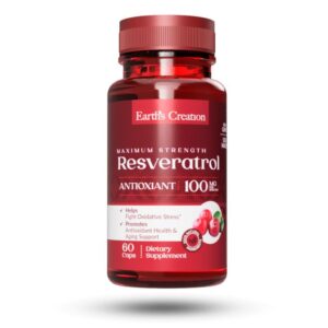 Earth's Creation Maximum Strength Resveratrol (60 Capsules)