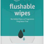 Amazon Basics Flushable Wipes (42 Wipes)