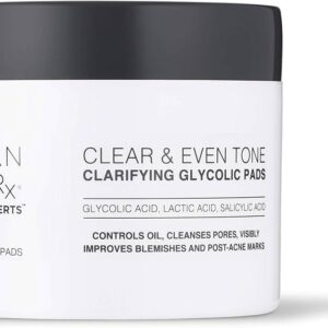 Urban Skin Rx Clear And Even Tone Clarifying 7.5% Glycolic Pads (60 Pads)