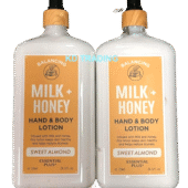 Oriflame | Essential Plus+ Milk + Honey Hand And Body Lotion Sweet Almond (1 Piece) 724Ml/ 24.5 Fl Oz