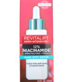 L'oreal Paris Revitalift Derm Intensives 12% Niacinamide + Amino Sulfonic + Ferulic Dark Spot Serum 1.0 Fl Oz/ 30Ml