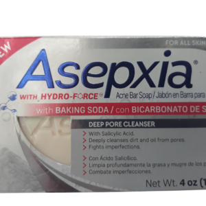 Asepxia With Hydro Force Acne Bar Soap With Baking Soda 4 Oz/ 113G