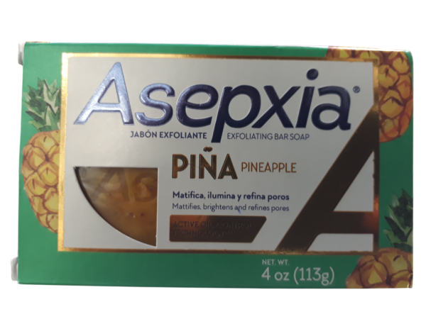 Asepxia Pina Pineapple Exfoliating Bar Soap 4 Oz/ 113G