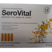 Serovital Reverse The Signs Of Aging Clinically Tested To Increase A Critical Peptide (120 Capsules)