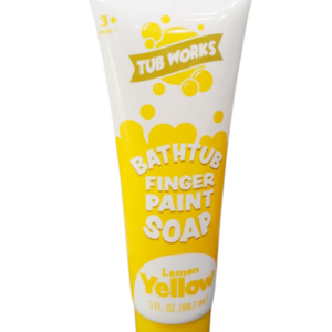 Tub Works Bathtub Finger Paint Soap Lemon Yellow 3 Fl Oz/ 88.7 Ml