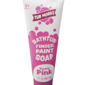 Tub Works Bathtub Finger Paint Soap Playful Pink 3 Fl Oz/ 88.7 Ml