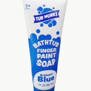 Tub Works Bathtub Finger Paint Soap Brilliant Blue 3 Fl Oz/ 88.7 Ml