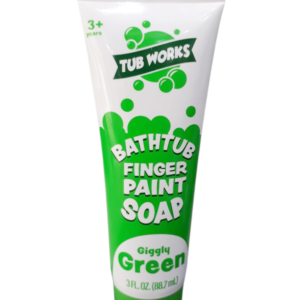 Tub Works Bathtub Finger Paint Soap Giggly Green 3 Fl Oz/ 88.7 Ml