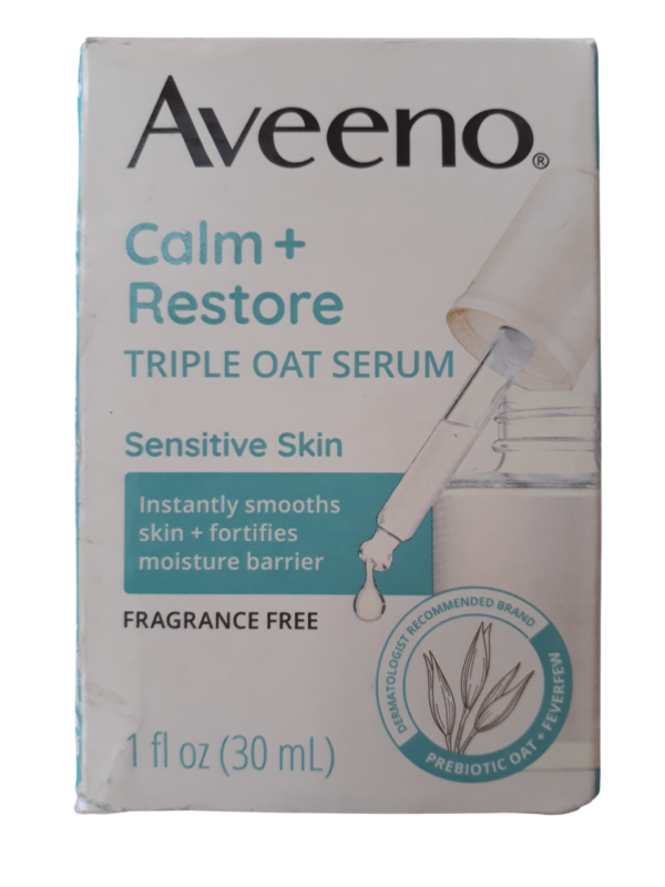 Aveeno Calm + Restore Triple Oat Serum 1 Fl Oz/ 30Ml