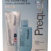 Prequel The Essential Travel Skincare Duo (Gleanser Non Drying Glycerin Cleanser And Urea Advanced Relief 10% Urea Moisturizing Milk) 3.6 Fl Oz/ 160Ml