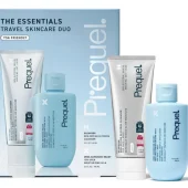 Prequel The Essential Travel Skincare Duo (Gleanser Non Drying Glycerin Cleanser And Urea Advanced Relief 10% Urea Moisturizing Milk) 3.6 Fl Oz/ 160Ml