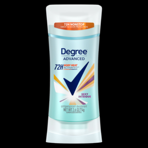 Degree Advanced 72Hr Body Heat Activated Sexy Intrigued 2.6 Oz/ 74G