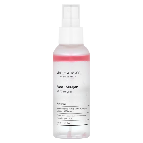 Mary And May, Believe In Truth, Rose Collagen Mist Serum 3.38 Fl Oz (100 Ml