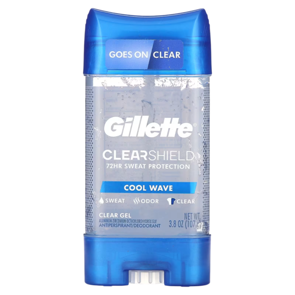 Gillette Clearshield 72Hr Sweat Protection Cool Wave 3.8Oz / 107G