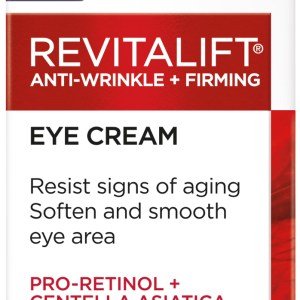 Loreal Paris Revitalift Anti-Wrinkle, Firming Eye Cream, Fragrance Free, 0.5 Oz/14G