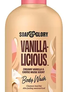Soap &Amp; Glory Vanilla Licious Body Wash; Creamy Vanilla &Amp; Exotic Musk Scent 16.9 Fl.oz / 500Ml