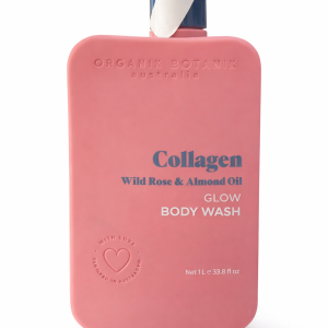 Organik Botanik Collagen Glow Body Wash – Wild Rose &Amp; Almond Oil (1L)