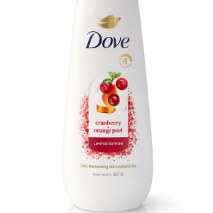 Dove Cranberry And Orange Peel Body Wash – Limited Edition (24Hr Renewing Micromoisture) 20 Fl Oz