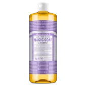 Dr. Bronner’s 18-In-1 Pure-Castile Magic Soap – Lavender (32 Fl Oz / 946 Ml)