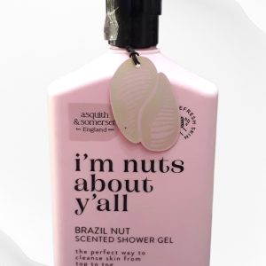 Asquith &Amp; Somerset's "I'm Nuts About Y'all" Brazil Nut Scented Shower Gel. 750Ml / 25.36 Fl Oz