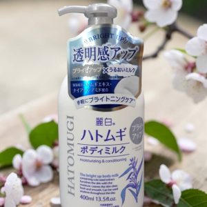 Hatomugi Bright Up Body Milk , A Moisturizing And Conditioning 400Ml / 13.5 Fl.oz