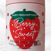 Body Prescriptions Berry Sweet Strawberry Scented Exxfoliating Body Scrub 23.63 Oz / 670G