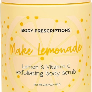 Body Prescriptions "Make Lemonade" Lemon &Amp; Vitamin C Exfoliating Body Scrub 23.63 Oz / 670G