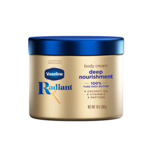 Vaseline Radiant X Even Tone Deep Nourishment Body Cream 10 Oz / 283G
