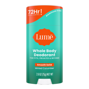 Lume - Whole Body Deodorant Smooth Solid Stick Aluminum Free Minted Cucumber 2.6 Oz [75G]