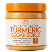 Okay Skin Brightening Turmeric Sugar Scrub Exfoliate And Soften Skin With Vitamin C + Collagen 19 Oz / 538Gr