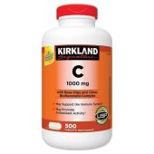 Kirkland Signature Vitamin C 1000 Mg., 500 Tablets [With Rose Hips And Citrus Bioflavonoid Complex]