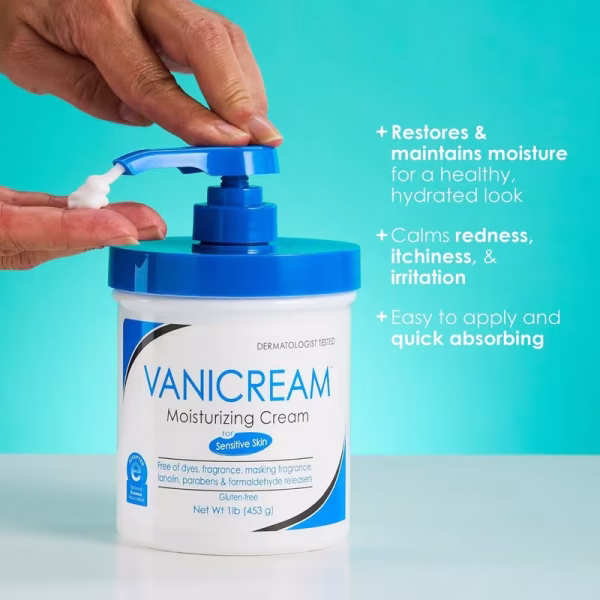 Vanicream - Moisturizing Cream With Pump For Sensitive Skin 453G